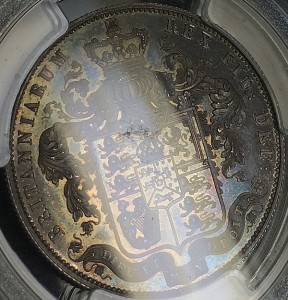 1826年英国ジョージ 4世プルーフハーフクラウン銀貨について | コイン 